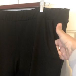 Black Pull-on Dress Pants